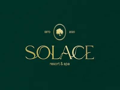 SOLACE / Logo / Identity for a spa complex brand identity branding creative dailyinspiration design designer dribbble dribbblepopular graphic design graphic designer identity lettermark logo logomark logotype visual sdentity