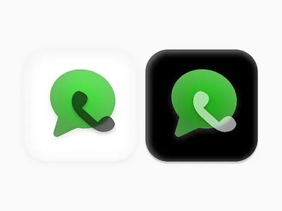 WhatsApp icon app icon dailyui day005 day5 icon