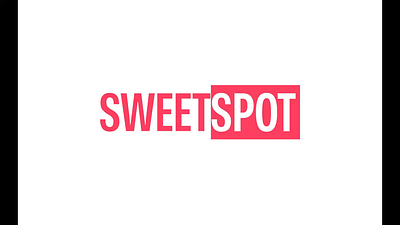 Sweetspot logo 🧁 animation branding color palette graphic design logo platform red social media sweetspot video