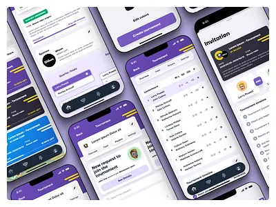 Match To Play Mobile App android app clean clean design flutter ios ios app mobile product design purple tennis tennis app tennis organization tennis tournament tournament ui design ux design