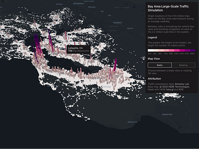 Hexbins geo harp.gl here hexagon hexbins javascript map maps sidebar weg