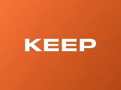 Keep It In Play after effects animation branding design kinetic type kinetic typography logo motion design motion graphics orange typography