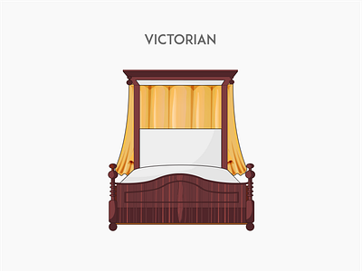 Victorian bed bed flat furniture victorian