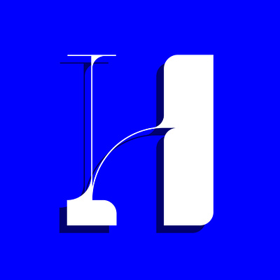 Letter H 36 days of type 36daysoftype lettering type typeface typo typogaphy