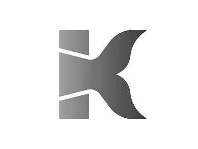 K | #36daysoftype 36days 36days k 36daysoftype 36daysoftype07 adobe illustrator branding daysoftype fish logo concept logo design logo idea logotype tail type