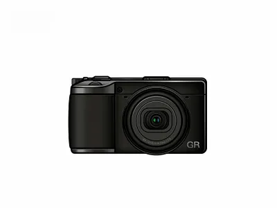 Ricoh GR III affinity branding camera design icon illustration photography ricoh snapshot street vector