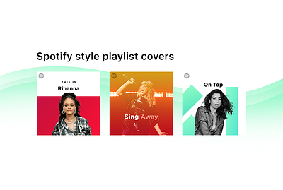 Spotify style playlist covers album art albumcover design graphic graphicdesign playlist cover spotify spotify cover spotifystyle