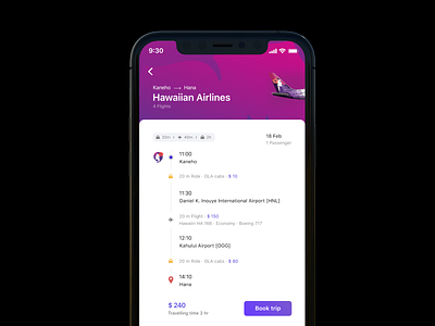 Travel app adobe adobe xd airlines apple clean design flight booking illustration interaction design ios minimal mobile product design sketch travel app ui uiux ux