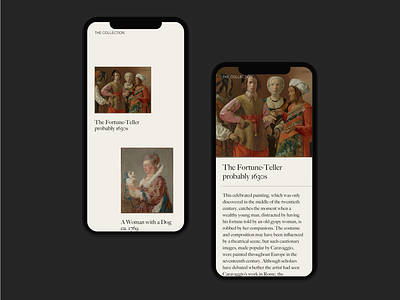 015 - Art Museum app application art art museum art museum application artwork design the met typography ui user interface user interface design ux