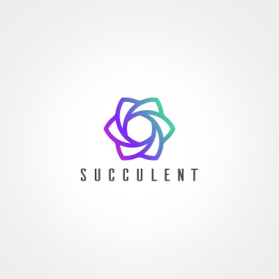 Succulent dailylogochallenge design icon illustrator illustrator cc logo logodesign succulent vector