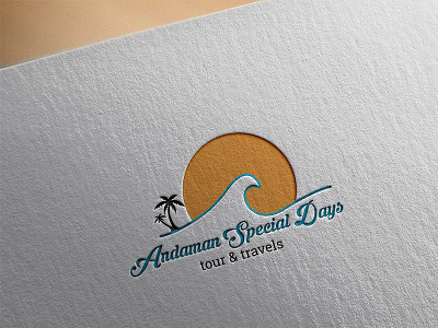 Andaman Special Days tour and travels branding design for any business icon illustration illustrator logo logos logoshape