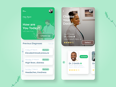 Health App Concept app design clean concept design design art health health app healthcare minimal ui uidesign ux