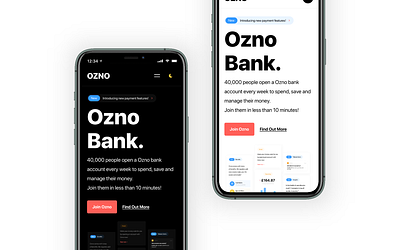 #concepts - Ozno Bank Mobile app bank design fintech mobile money product design ui user experience user interface ux