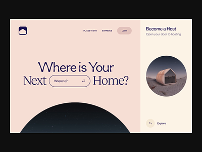 Nor-House 3d airbnb animation blog branding cinema4d grid landing layout logo motion graphics rent search slider typography ui web