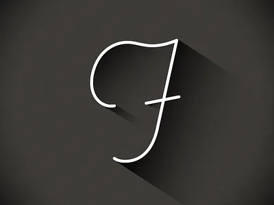 36 Days of Type / F design graphic design hand lettering handlettering illustration illustrator letter design lettering monoline typography