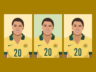 Sam Kerr Sketches australia illustrations illustrator sketch soccer sports womens soccer womens sports