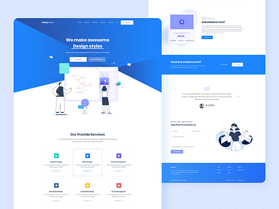 Digital agency landing page agency business design design trends digital digital agency landing page ui landingpage marketing seo training ui webdesign