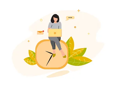 Business Woman background banner business card cartoon character colourfull design flat flatdesign icon illustration illustrator poster ui ux vector wallpaper web web design