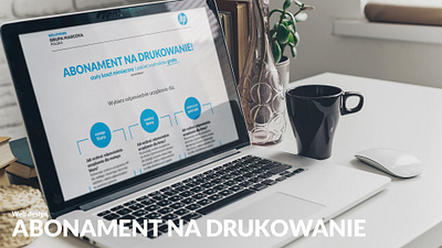 Web design. ABONAMENT NA DRUKOWANIE design figma mobile ui web webdesign website