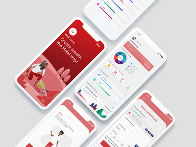 Investment App adobexd company entreprenuer freelancedesigner freelancer google invision job microsoft microsoftflow