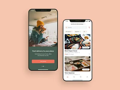 Food delivery app UI design adobe xd app design app designer app screens delivery app figma food app food delivery app mobile mobile app mobile app ui design sketchapp ui ui design ui kit ui ux design 应用 应用界面 设计