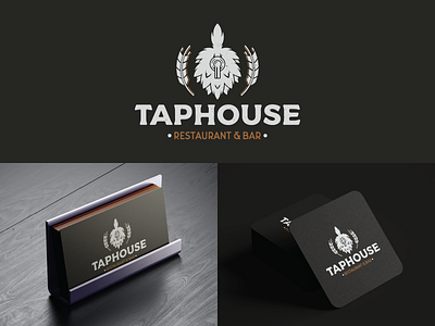 Taphouse - Craft Beer Bar bar barbershop brand identity branding craft beer craftbeer crafts creative distressed hipster logo logo designer logo inspiration organic restaurant restaurant logo retro tap vintage