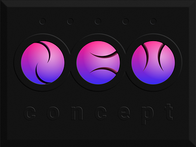 New Concept 3d gradient illustration illustrator logo photoshop