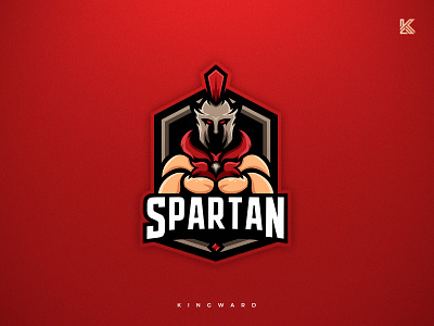 Spartan branding design esport illustration kingward logo mascot mascotlogo sport vector