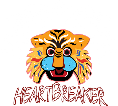 Heartbreaker design illustration typography vector