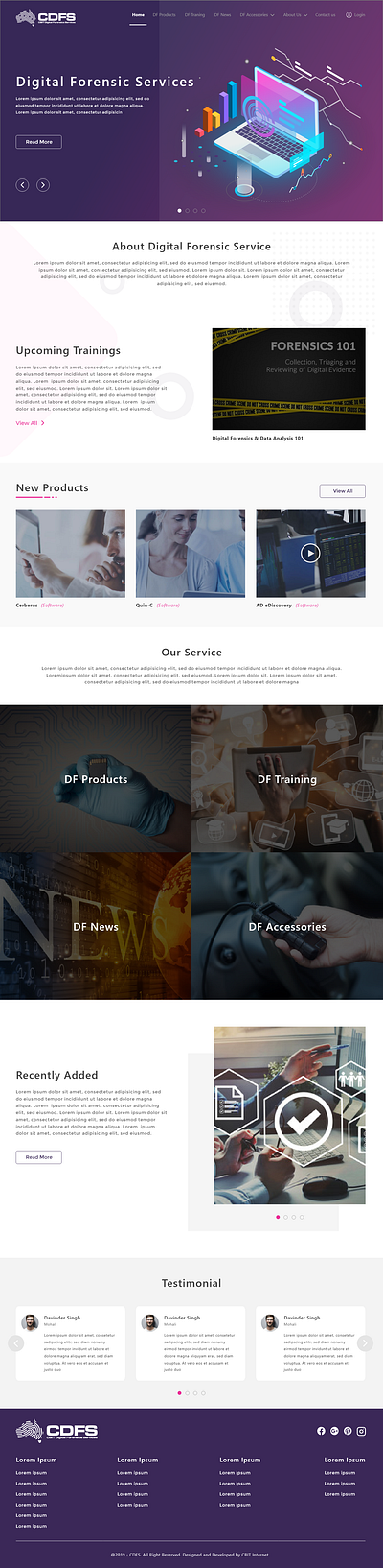 Digital agency Home page