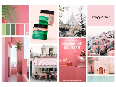 Travelo moodboard branding design moodboard