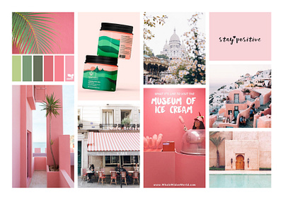 Travelo moodboard branding design moodboard