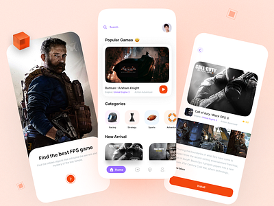 Online Gaming App designs, themes, templates and downloadable graphic  elements on Dribbble