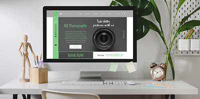 Photography website mockup 2 adobe illustrator adobe xd design modern ui