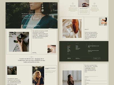 Sinco - Product / Skincare Website [13] blog boho concept design fashion minimalist modern photography portfolio session skincare trends ui ux web design webdesign website