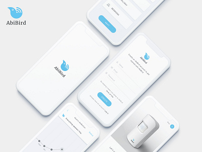 AbiBird clean interface medical minimal technology ui