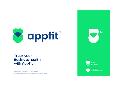 appfit concept 2 analyse analytic app business fitness health logo team tech technology tracking