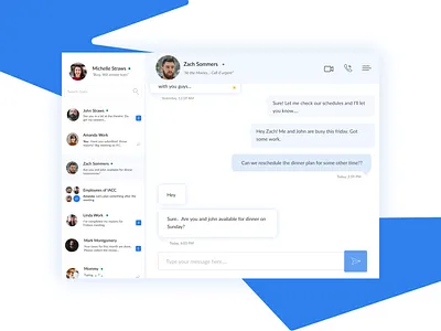 Instant Messaging Application chatbot chatting design desktop instant messaging messaging ui user experience ux