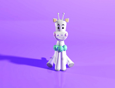 Lovely cow, look over here c4d c4dfordesigners character color creative illustration ui vector 品牌 插图 设计