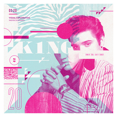 Day 20 - The K1ng collage daily design typography