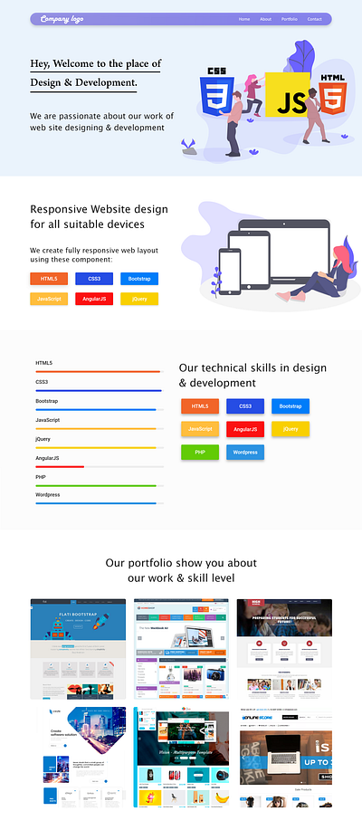 WebSite Layout design ui ux web website