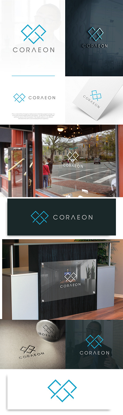 clean logo for coraeon by abdul rohman gravisio brand agency brand identity branding branding design corporate design design gravisio healthy heart ilustrator lifespan logo logo design