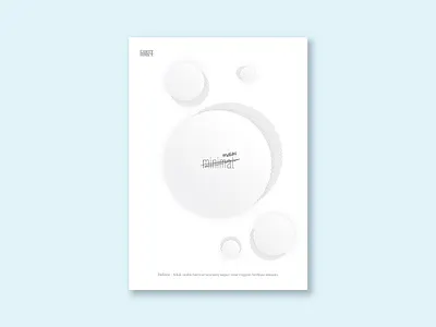 MINIMAL (MALAS) POSTER abstract art direction design flat graphic design illustrator malas minimal poster a day poster art poster design posters round strokes vector
