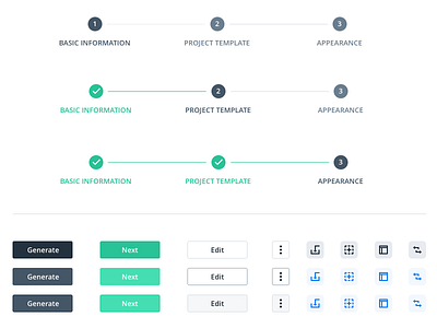 Button states buttons design states ui ux wizard