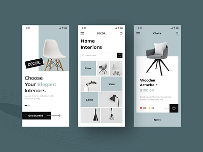 Home Decor App Design app app design app ui decor decoration design furniture home home decor interior interior design