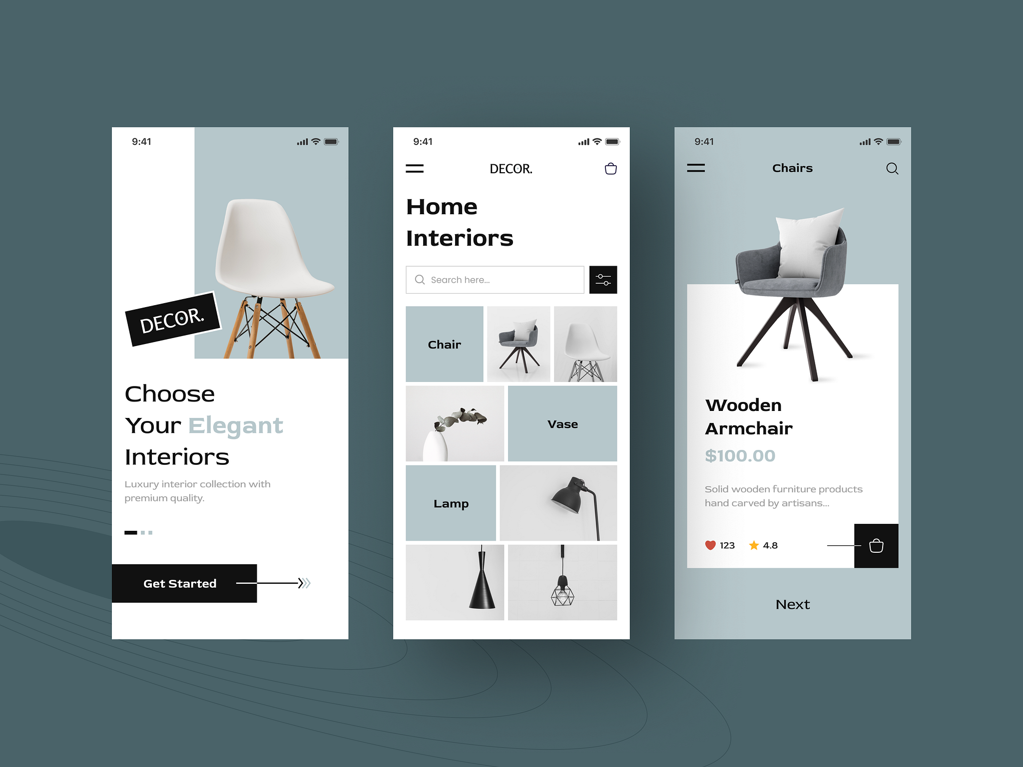 Home Decor App Design by MindInventory UI/UX for MindInventory on Dribbble