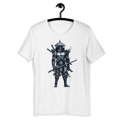 Undead Samurai Line T-Shirt art direction design graphic samurai t shirts