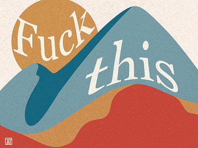 Long Day art bold funny minimal minimalism poster print print design procreate