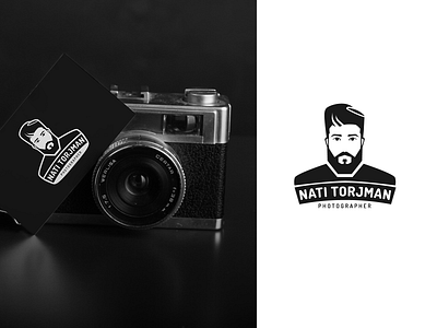 Photographer logo black and white branding design digital illustration flat graphic graphic design graphicdesign illustration illustrator logo logo design logodesign photographer photography vector