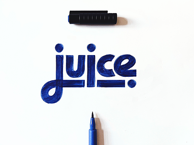 juice branding calligraphy custom design florida flow handtype innovative juice lettering logo logomaker logotype process script sketch type unique web webflow